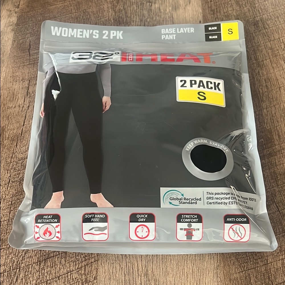 32 Degrees Heat Gray Thermal Pants